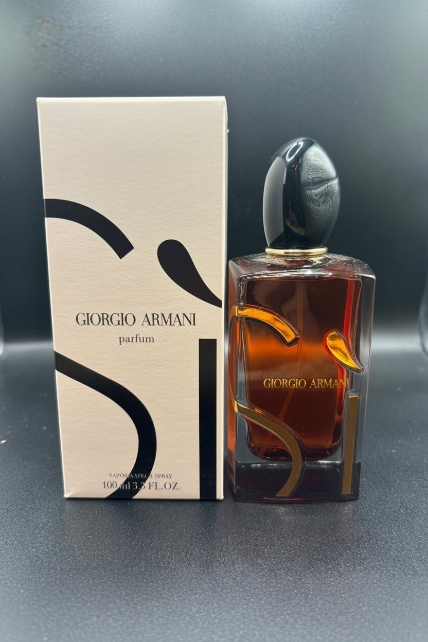 giorgio armani sì parfum 100ml white box