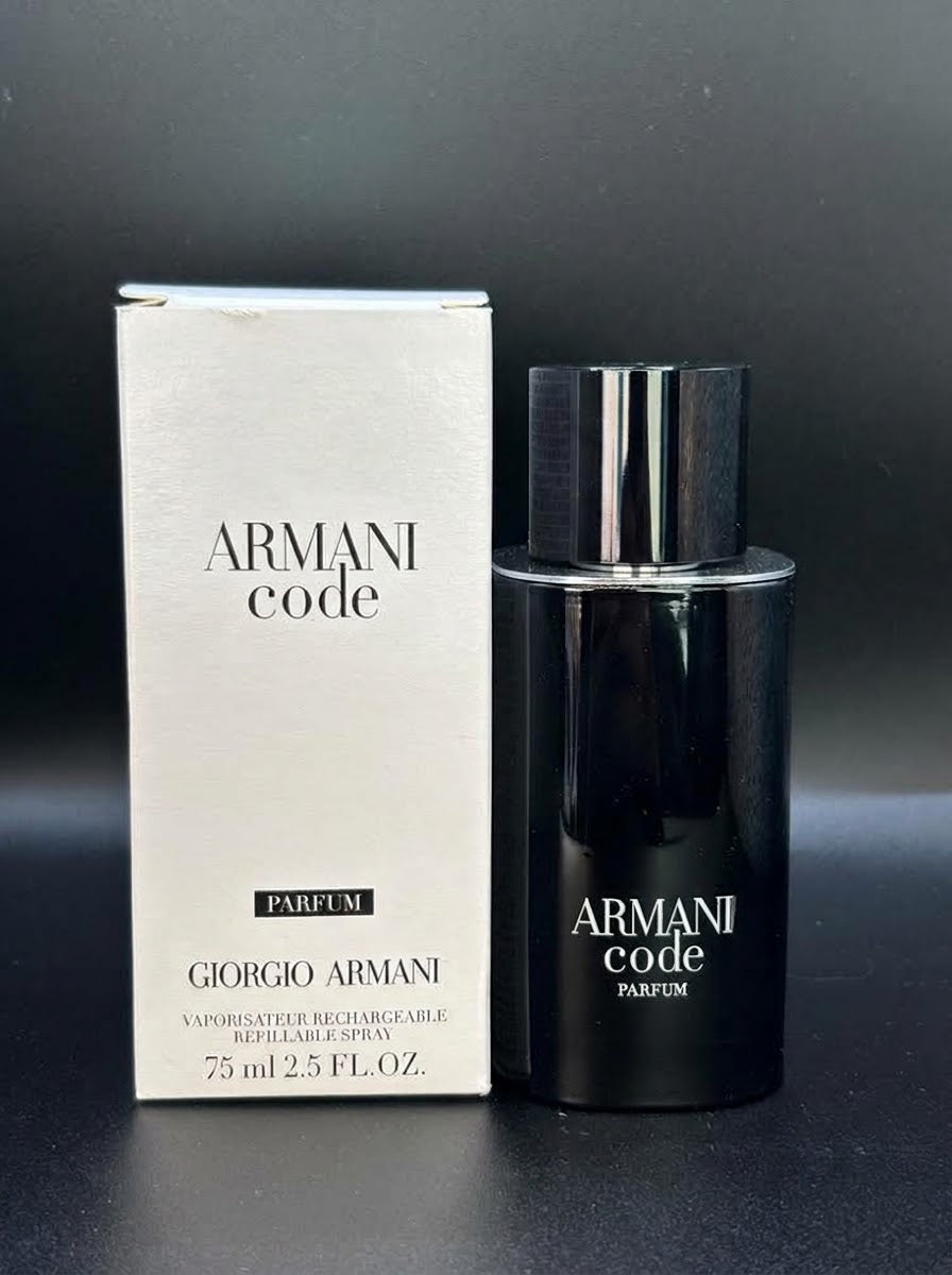 Giorgio Armani Code Parfum 75ml white box