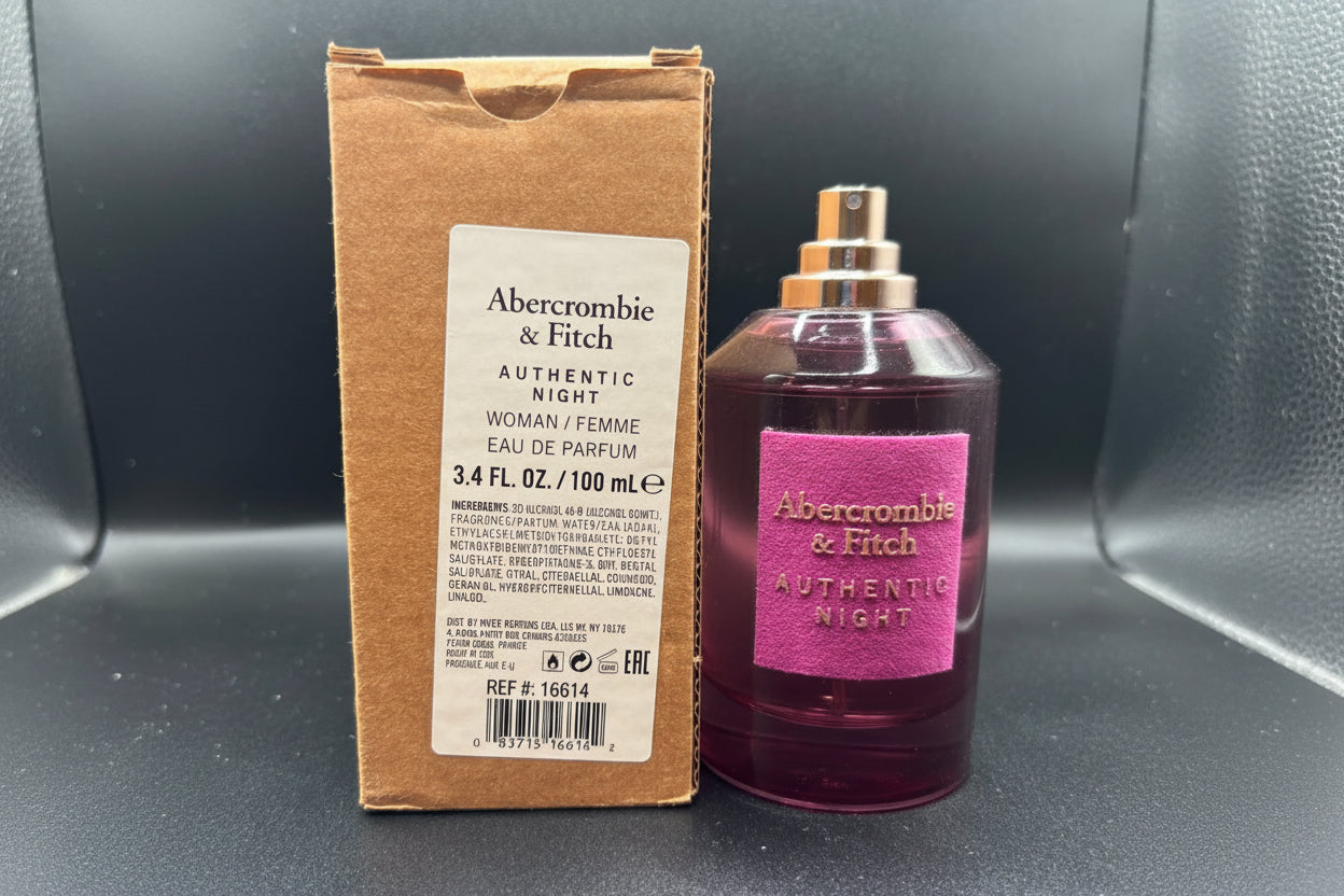 Abercrombie&fitch authentic night eau de parfum 100ml white box