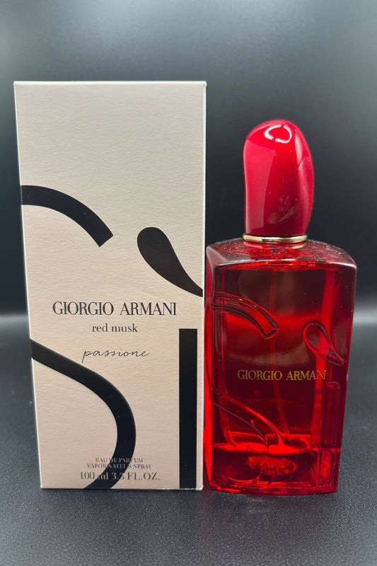 giorgio armani sì passione red Musk eau de parfum 100ml white box