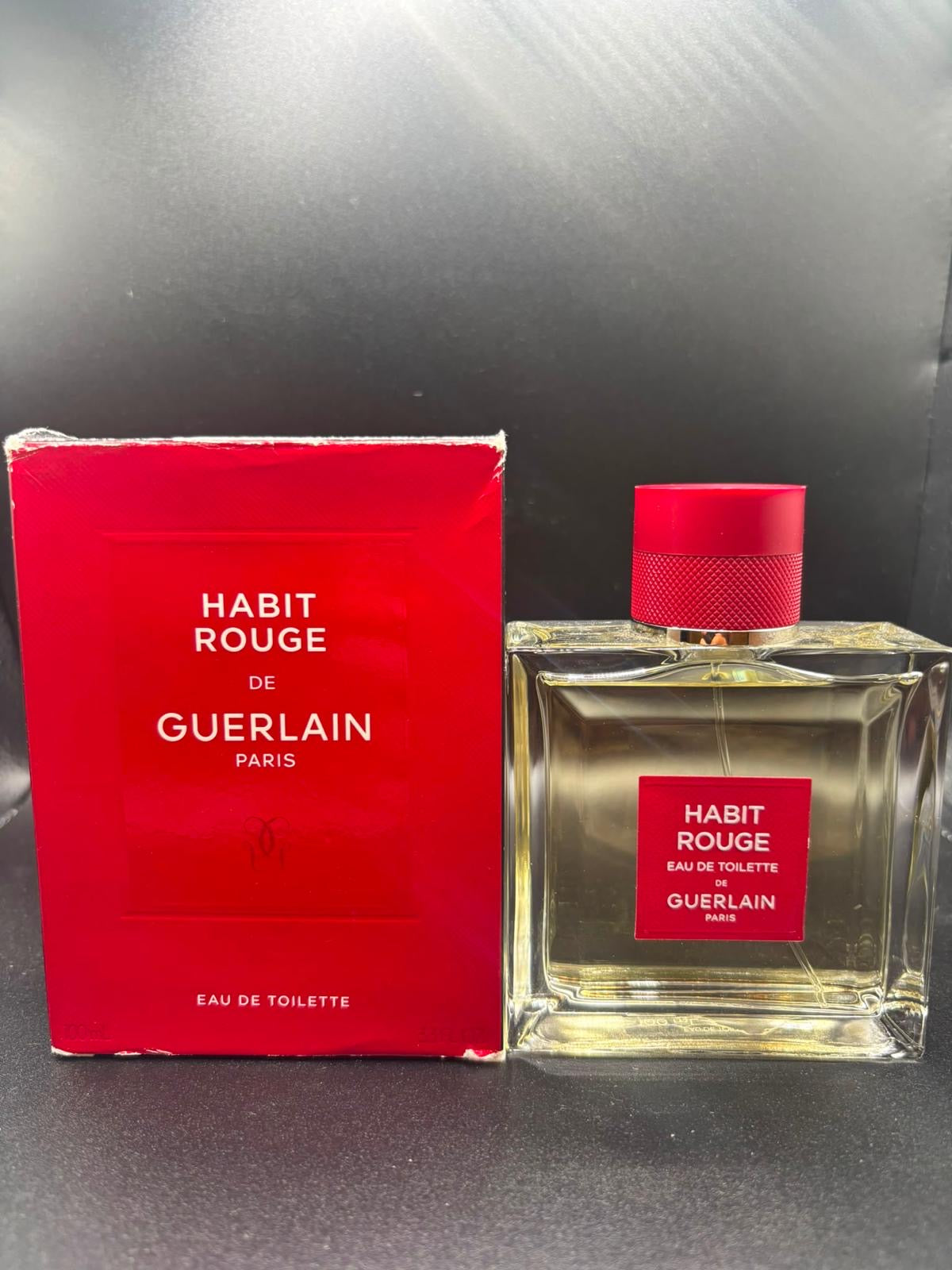 Guerlain Habitat Rouge eau de toilette 100 ml white box