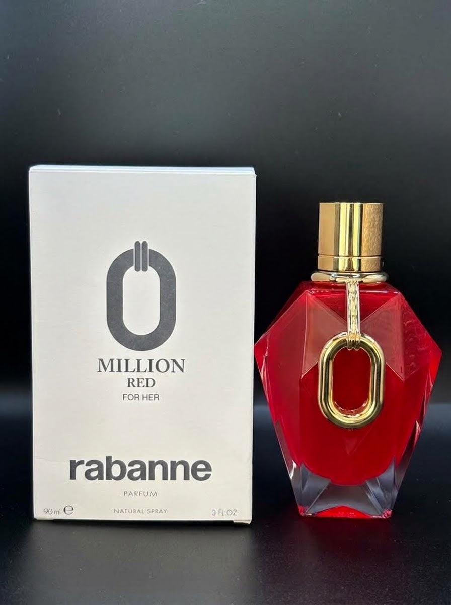 Rabanne Million Red for Her Parfum 90ml white box