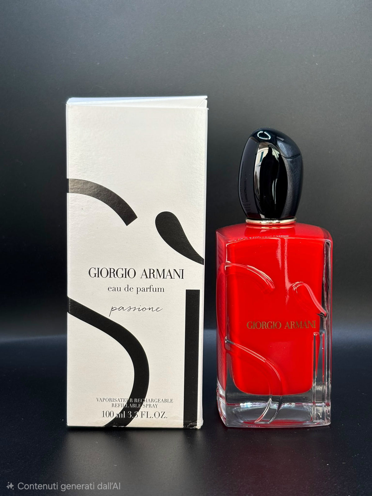 Giorgio Armani Sì Passione Eau de Parfum 100 ml Ricaricabile White Box